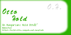 otto hold business card